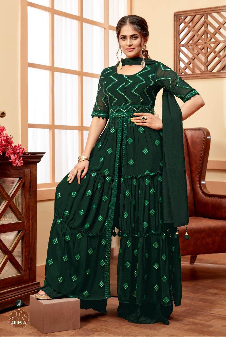 Atasi Womens Anarkali Salwaar Suit Set with Dupatta Readymade Party Dress  at Amazon Women's Clothing store