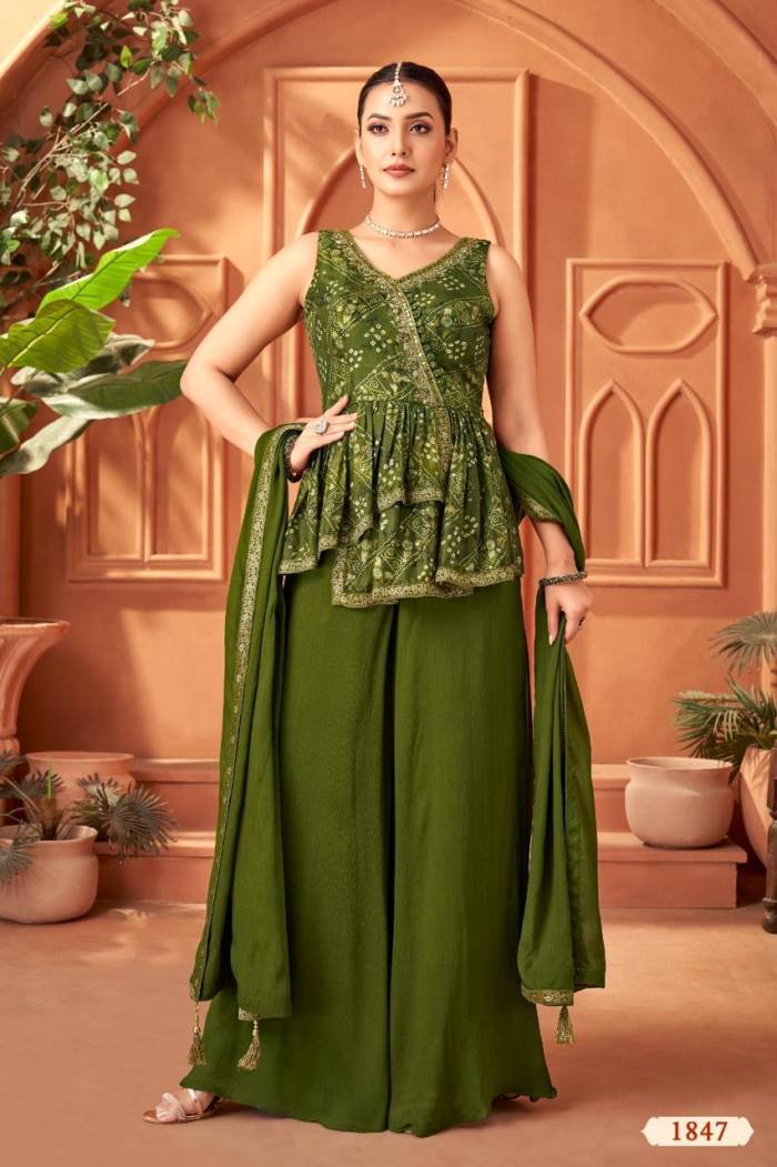 Womens Fashion - Salwar Suits - Plazzo Suit