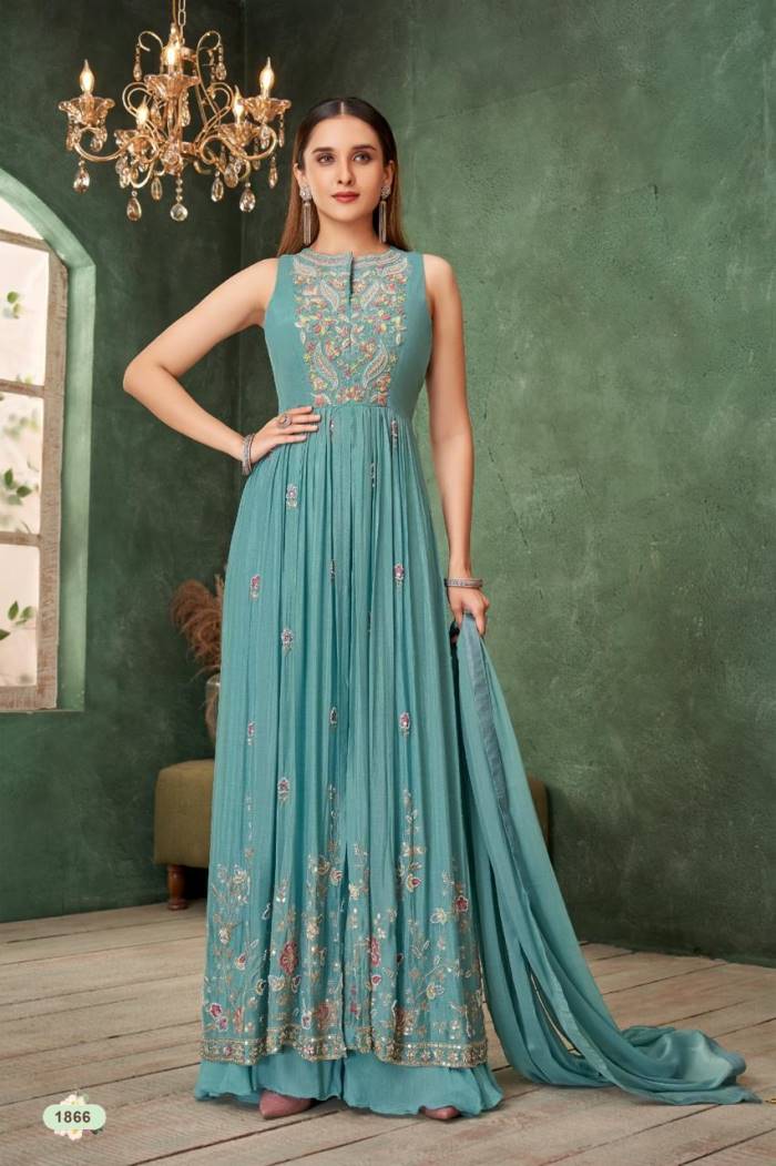 Womens Fashion - Salwar Suits - Plazzo Suit