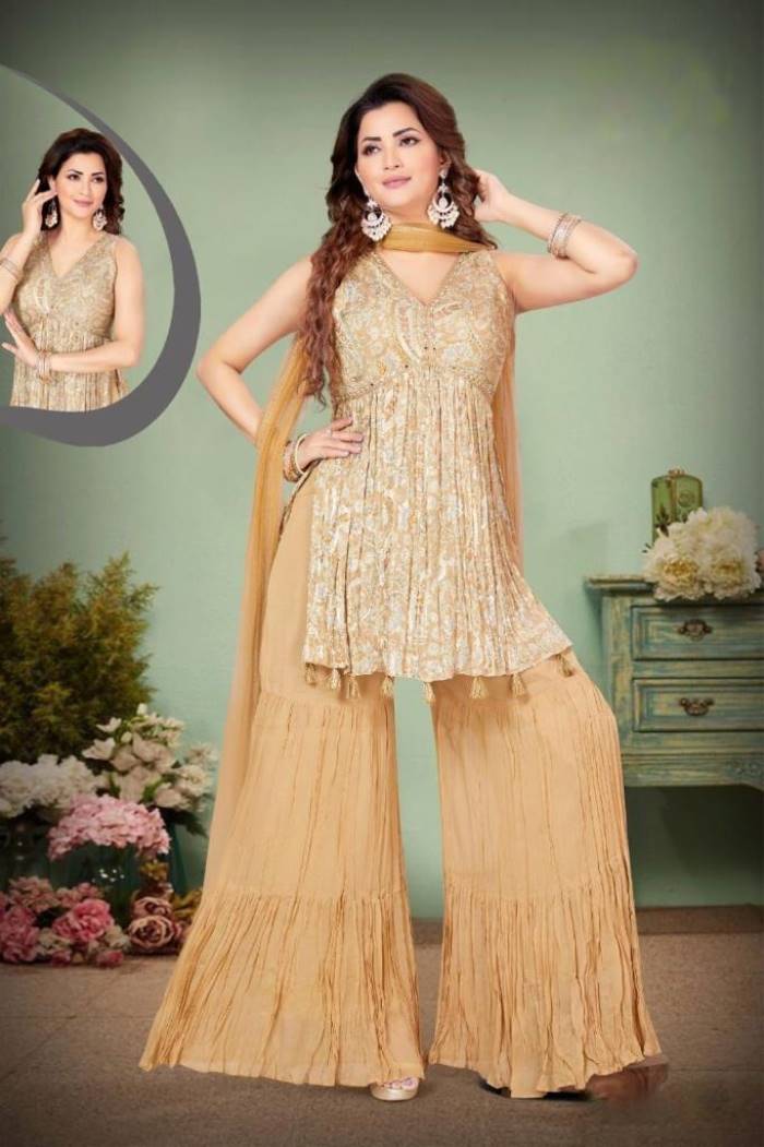 Womens Fashion - Salwar Suits - Plazzo Suit