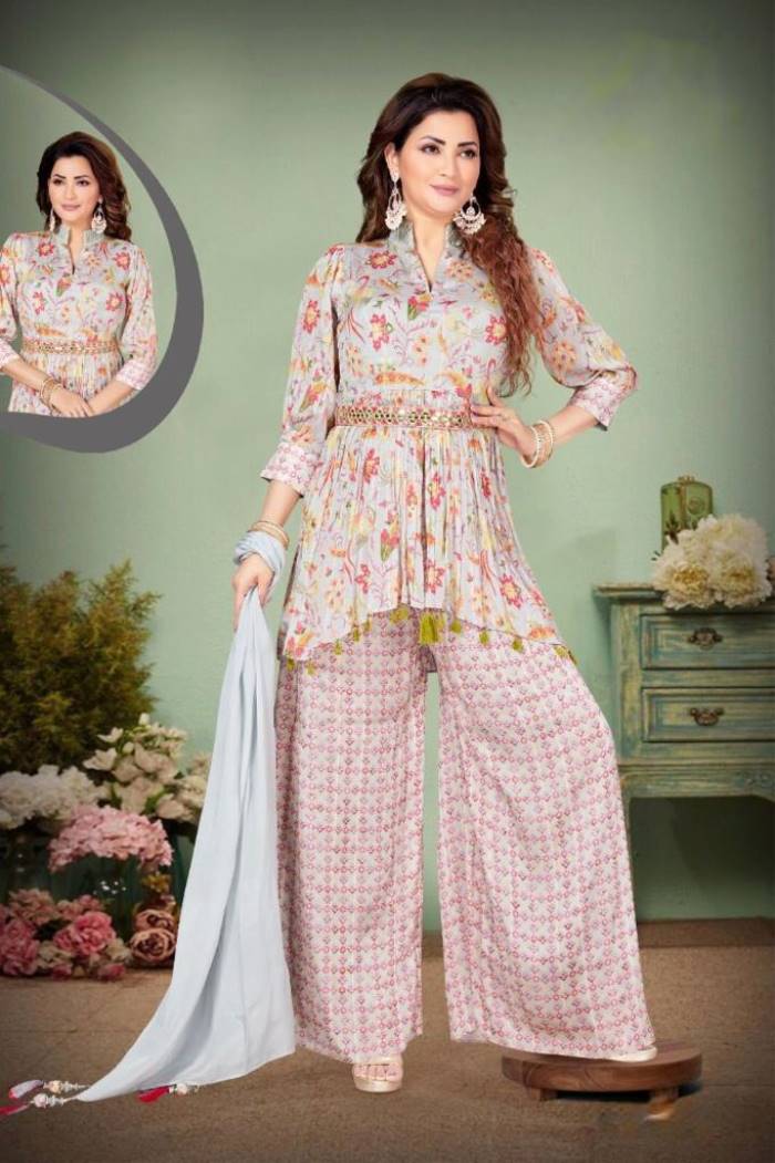 Womens Fashion - Salwar Suits - Plazzo Suit