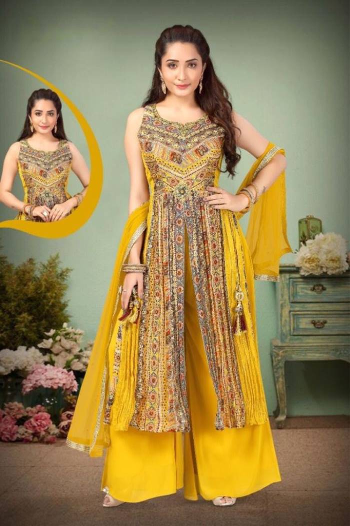 Womens Fashion - Salwar Suits - Plazzo Suit
