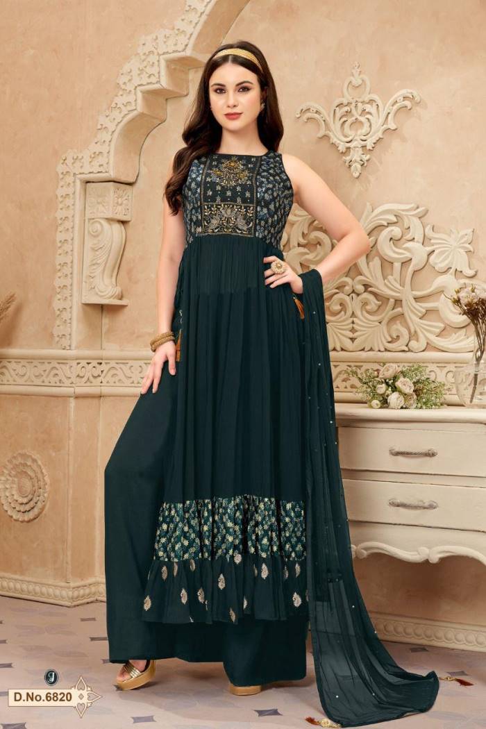 Womens Fashion - Salwar Suits - Plazzo Suit