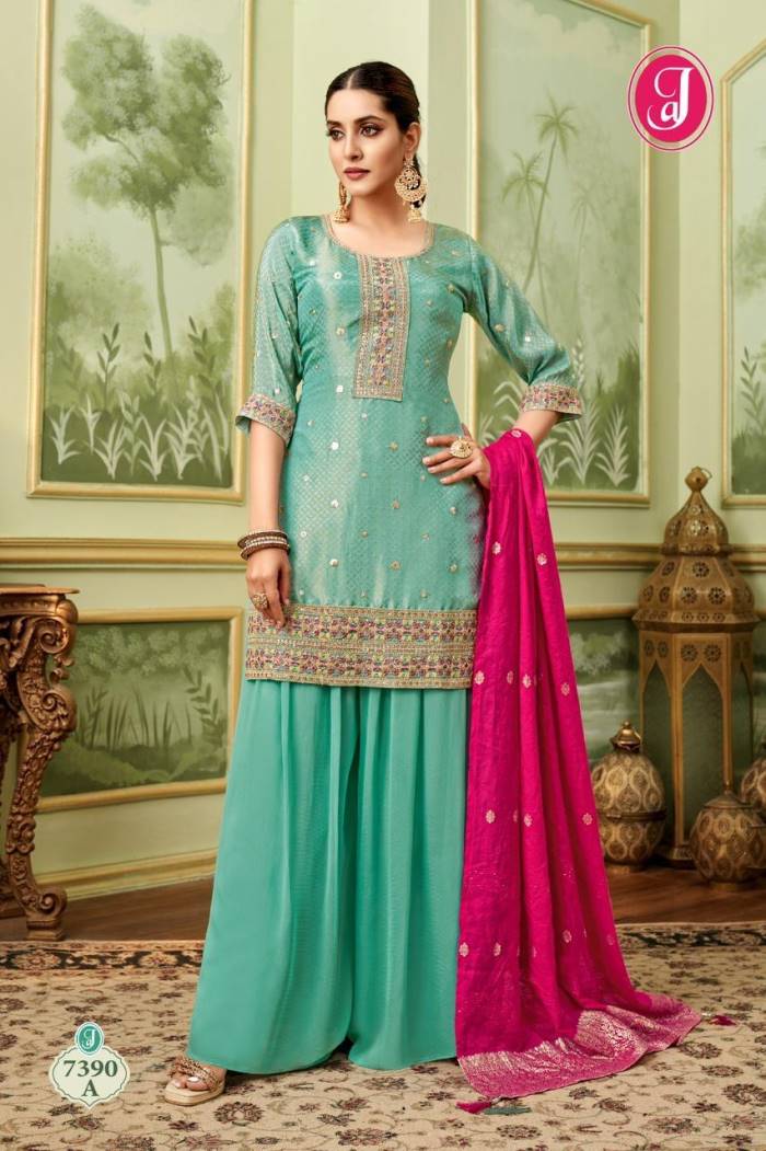 Womens Fashion - Salwar Suits - Plazzo Suit