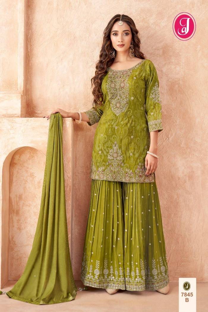 Womens Fashion - Salwar Suits - Plazzo Suit