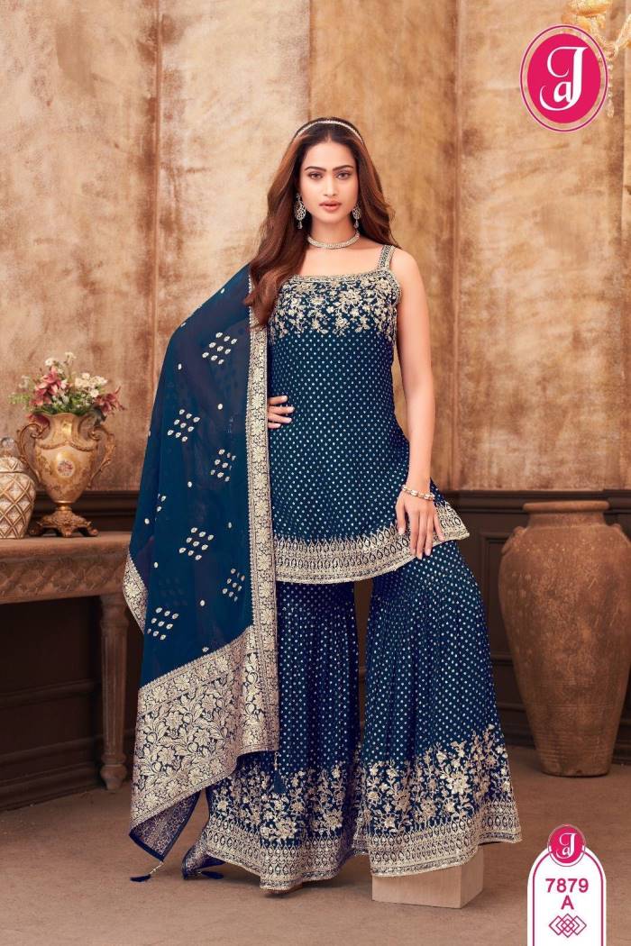 Womens Fashion - Salwar Suits - Plazzo Suit