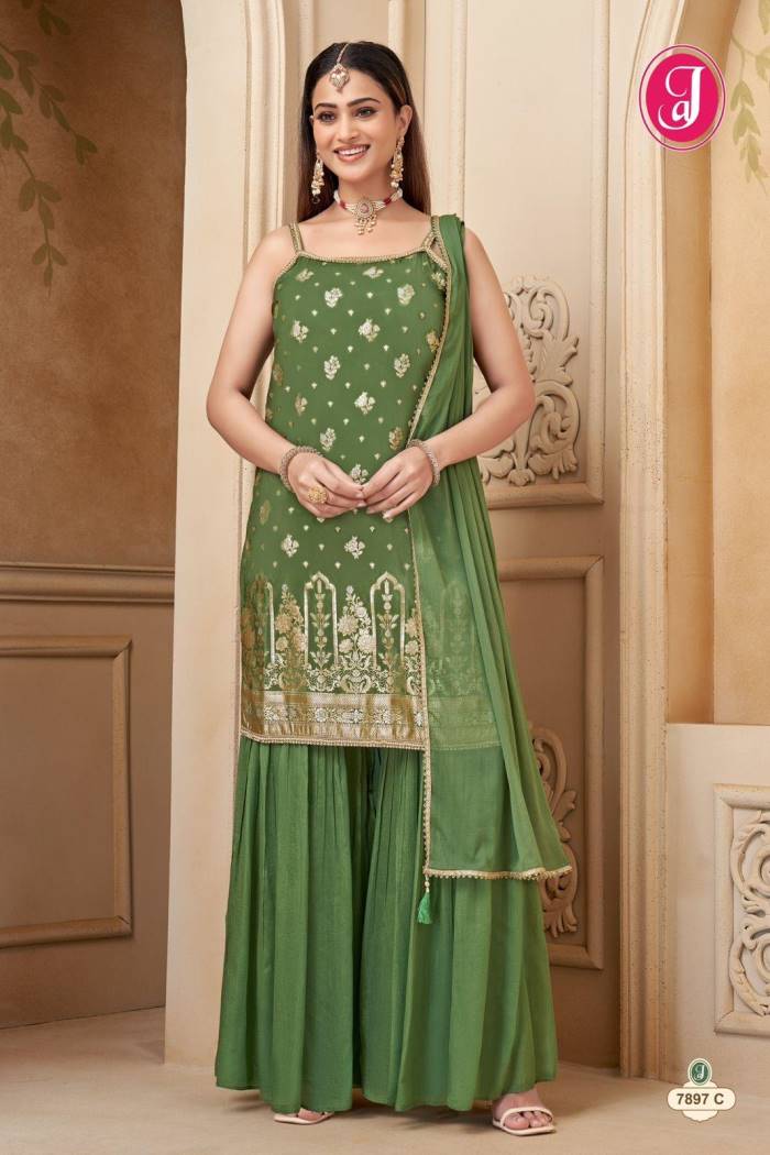 Womens Fashion - Readymade Suits - Plazzo Set