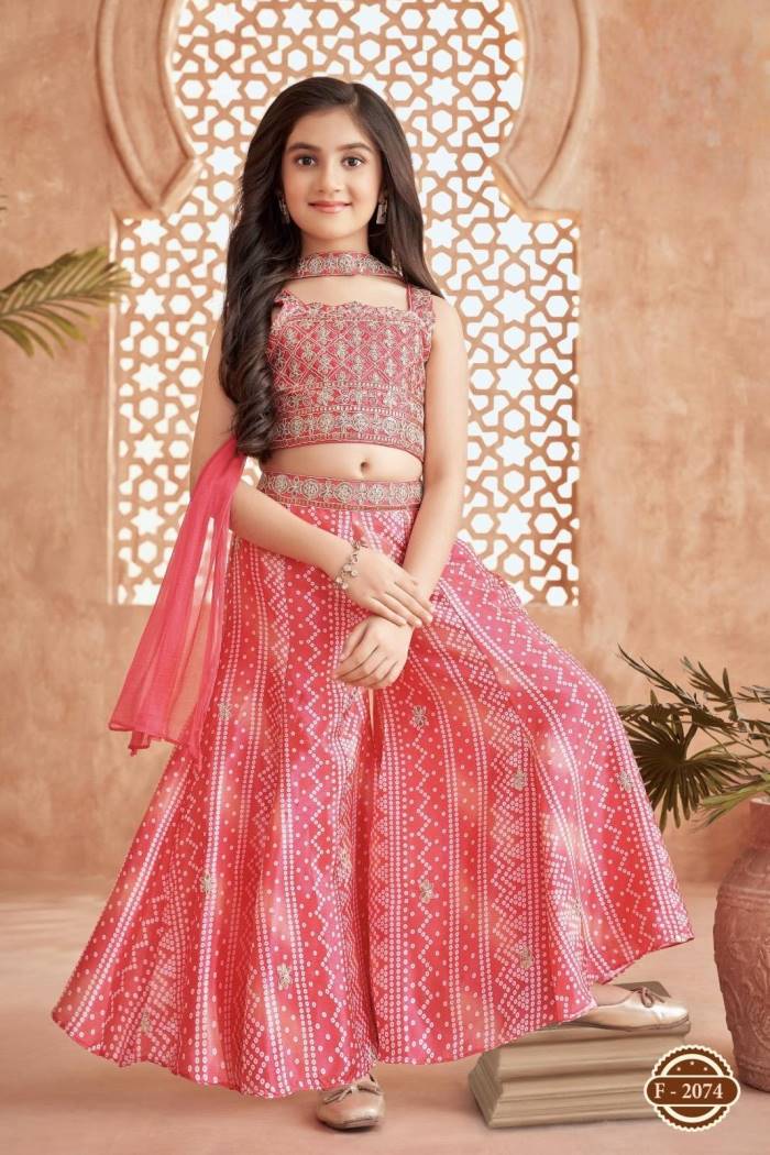 Kids Wear - Girls pair wear - Palazzo Suits