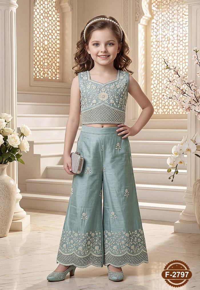 Kids Wear - Girls pair wear - Palazzo Suits