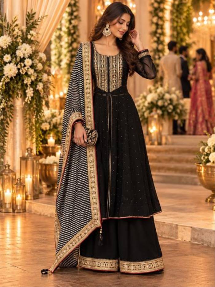 Womens Fashion - Salwar Suits - Plazzo Suit