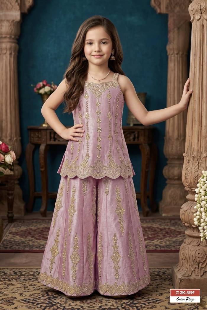 Kids Wear - Girls pair wear - Palazzo Suits