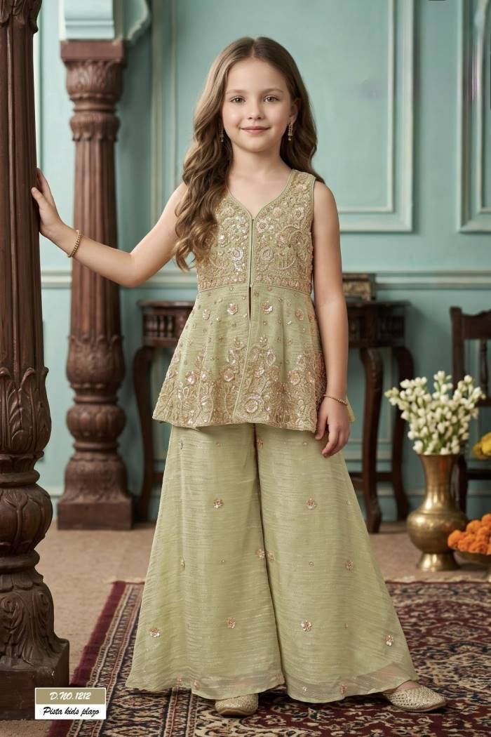 Kids Wear - Girls pair wear - Palazzo Suits