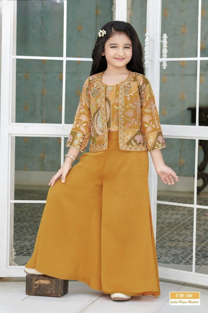 Kids Wear - Girls pair wear - Palazzo Suits