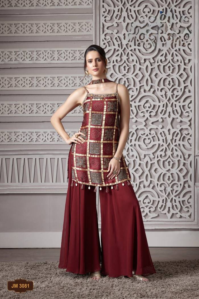 Womens Fashion - Salwar Suits - Plazzo Suit