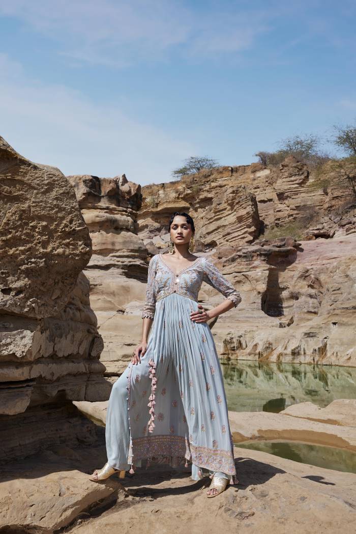 Womens Fashion - Salwar Suits - Plazzo Suit