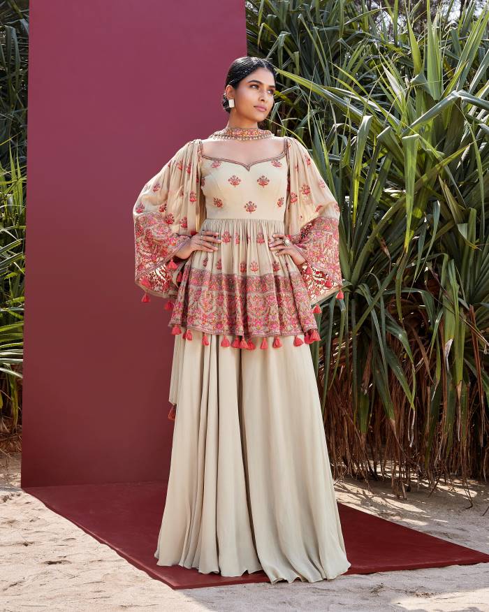 Womens Fashion - Salwar Suits - Plazzo Suit