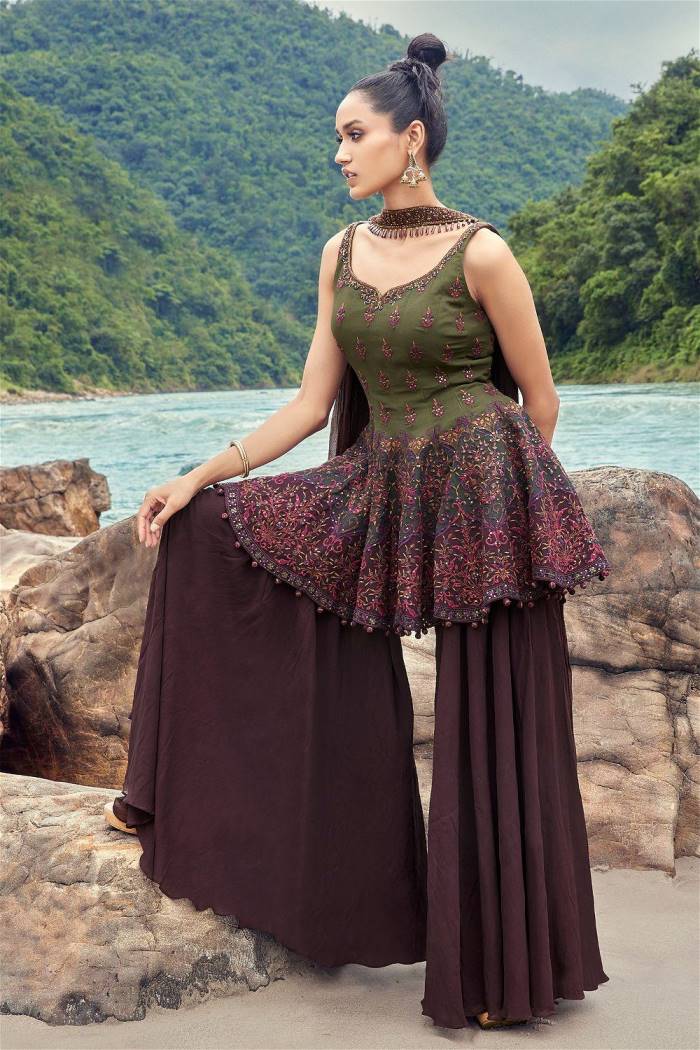 Womens Fashion - Salwar Suits - Plazzo Suit
