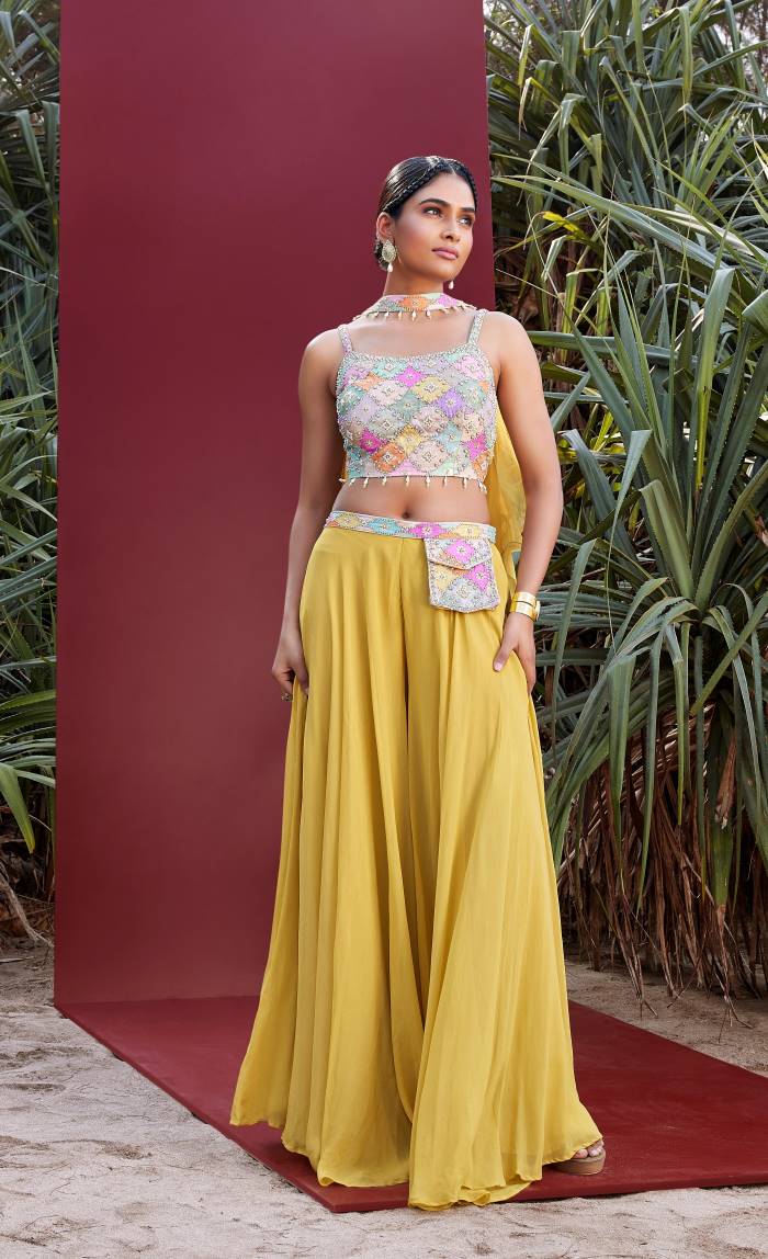 Womens Fashion - Salwar Suits - Plazzo Suit
