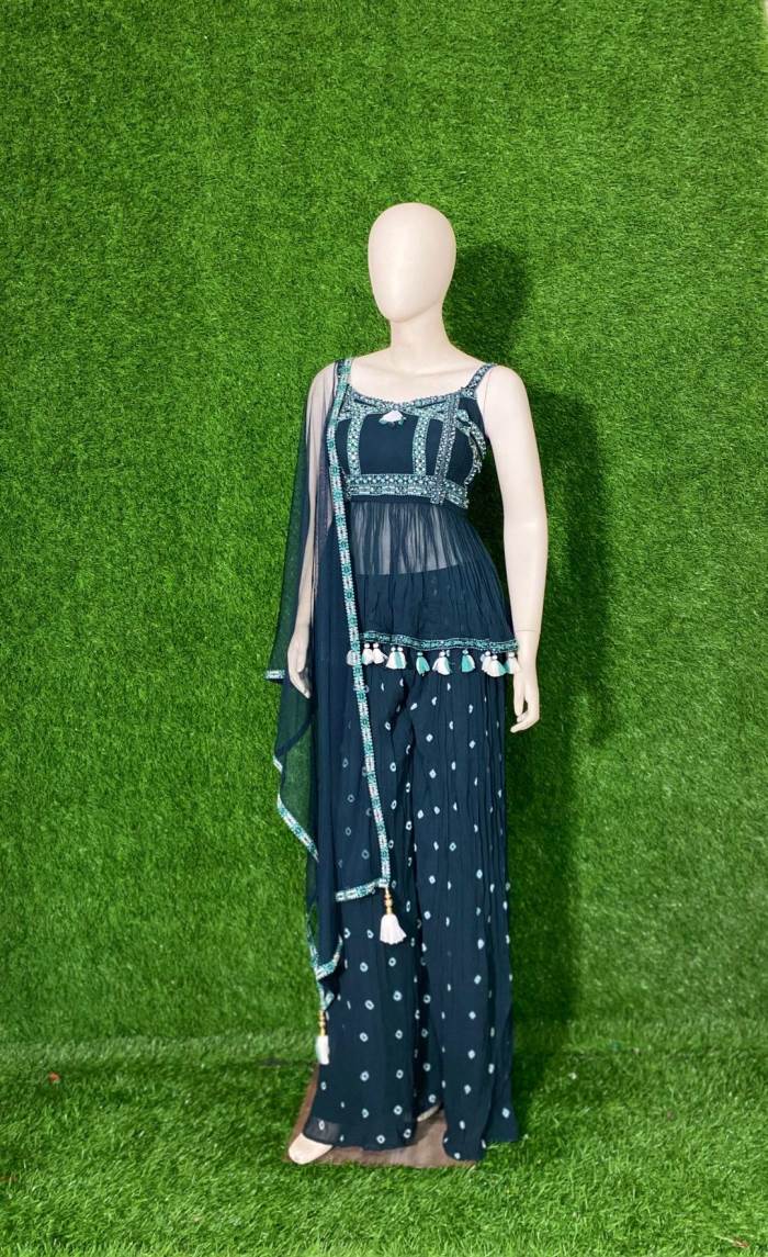 Womens Fashion - Salwar Suits - Sharara Suit