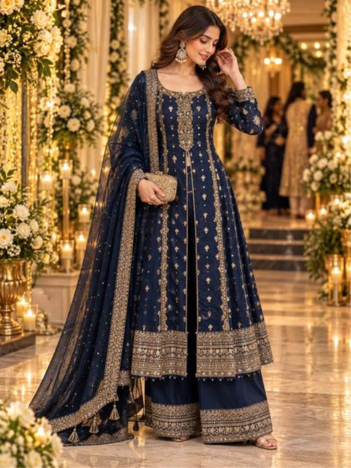 Womens Fashion - Salwar Suits - Plazzo Suit