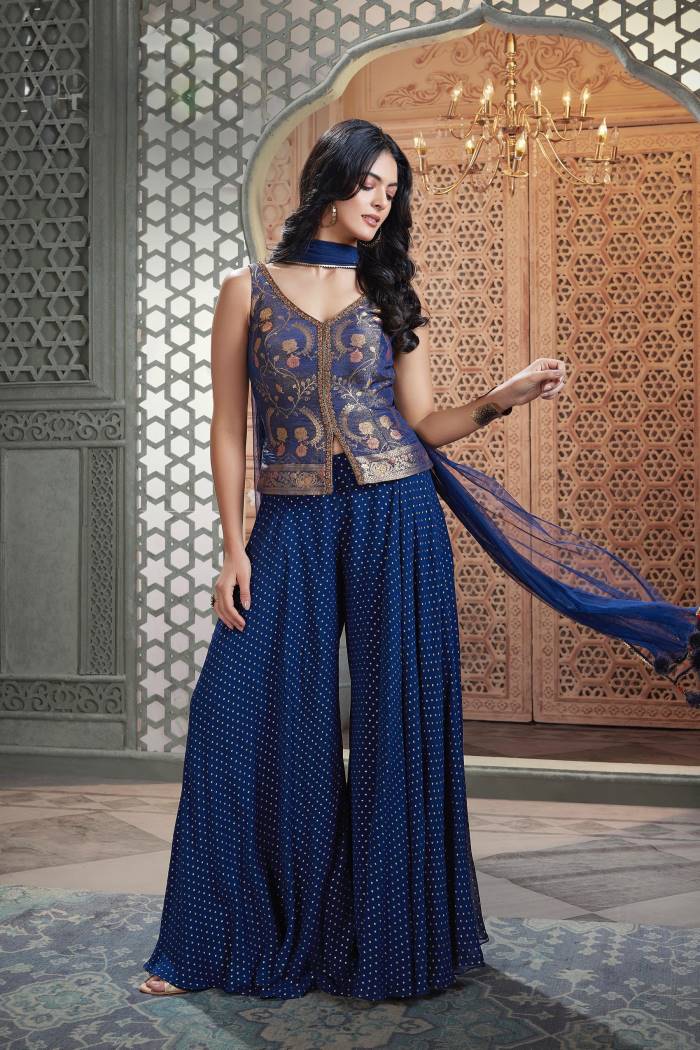 Womens Fashion - Salwar Suits - Plazzo Suit