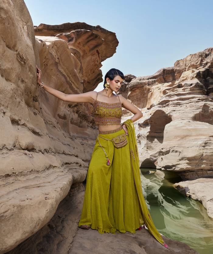 Womens Fashion - Salwar Suits - Sharara Suit