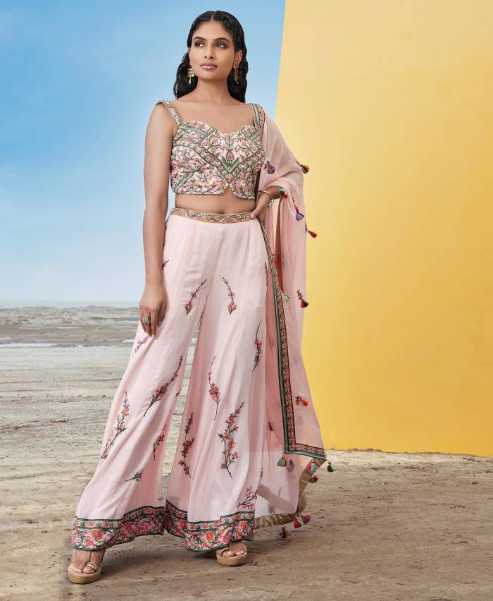 Womens Fashion - Salwar Suits - Plazzo Suit